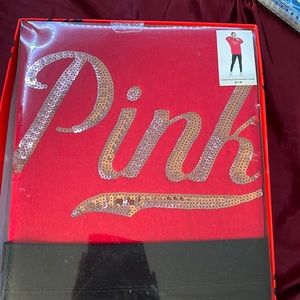 Pink hoodie and legging set size medium